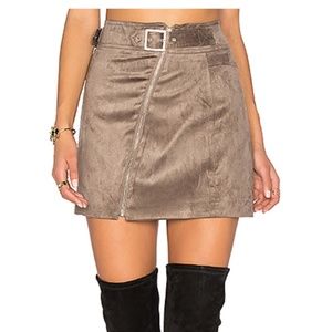CAPULET MOTO MINI SKIRT